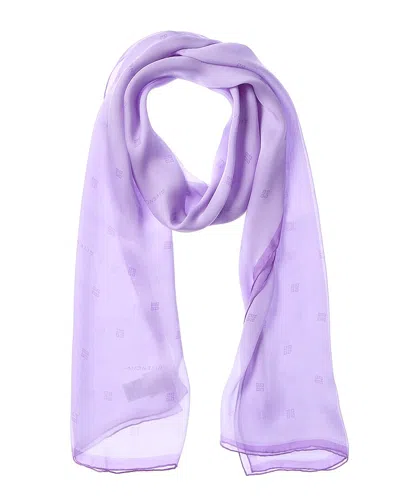 Givenchy Silk Scarf In Purple