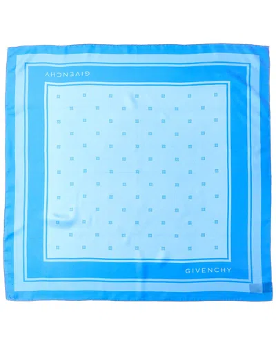 Givenchy Silk Scarf In Blue