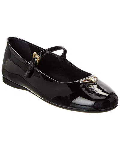 Prada Logo Patent Ballerina Flat