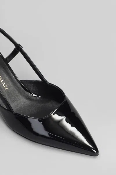 Stuart Weitzman Sandals Pointed Toe Buckle Detail In Black