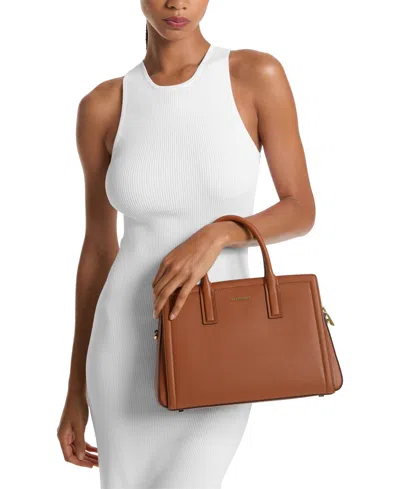 Michael Kors Michael  Laila Medium Leather Crossbody Satchel