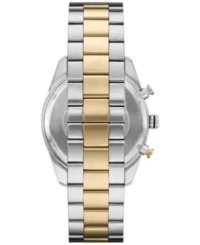 Emporio Armani Men's Chronograph Two-tone Stainless Steel Bracelet Watch 42mm