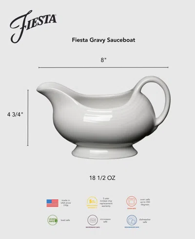 Fiesta Linen Gravy Sauceboat 18.5-oz. In Neutral