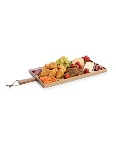 Toscana Acacia Grazing Charcuterie Sectioned Paddle Serving Board