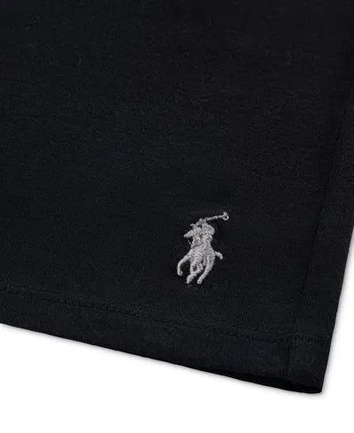 Polo Ralph Lauren Big Boys Crewneck Undershirts, 5 Pack In Black