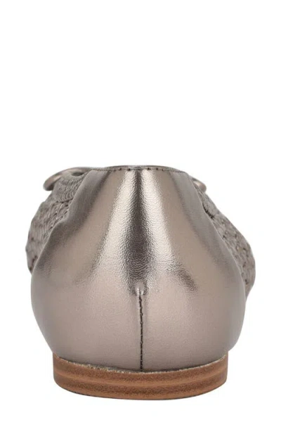 Calvin Klein Women's Zatoria Woven Ballet Flats