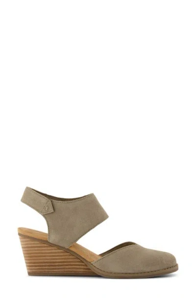 Toms Women's Madison Wedge Heel Sandals In Neutral