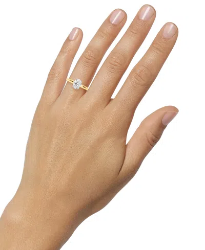Macy's Igi Certified Diamond Oval-cut Solitaire Ring (1 Ct. T.w.) In Platinum Or 18k Gold