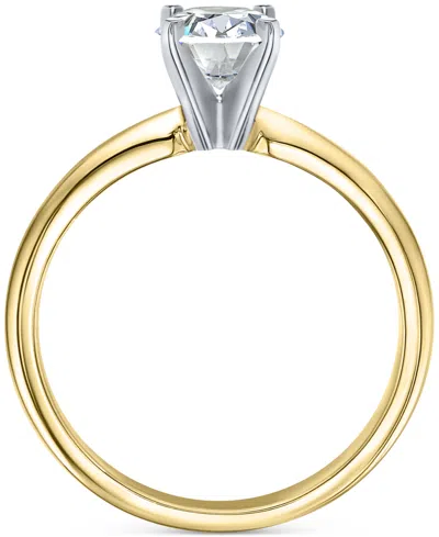 Macy's Igi Certified Diamond Oval-cut Solitaire Ring (1 Ct. T.w.) In Platinum Or 18k Gold