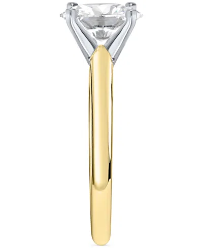 Macy's Igi Certified Diamond Oval-cut Solitaire Ring (1 Ct. T.w.) In Platinum Or 18k Gold