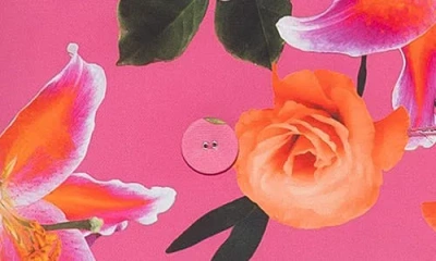 Alexia Admor Jinny High Rise Double Button Miniskirt In Multi