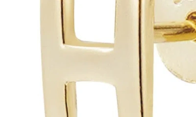 Adornia Fine Initial Stud Earrings