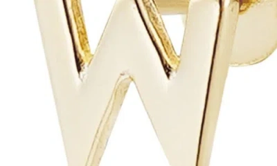 Adornia Fine Initial Stud Earrings