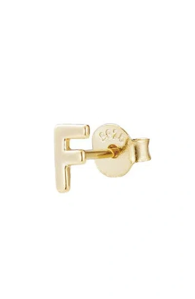 Adornia Fine Initial Stud Earrings