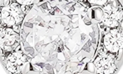 Adornia Set Of 2 Assorted Cubic Zirconia Stud Earrings In Metallic