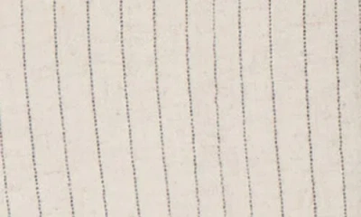 Renee C Stripe Tie Waist Midi Skirt In Neutral