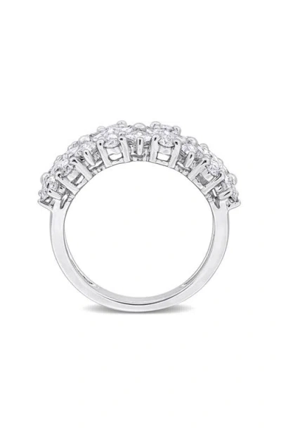 Delmar Dew Lab Grown Moissanite Tapered Ring