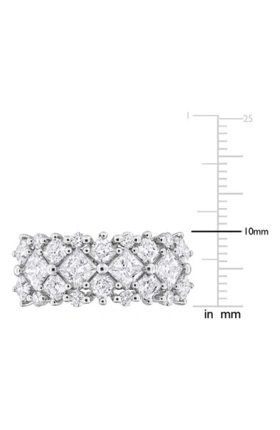 Delmar Dew Lab Grown Moissanite Tapered Ring