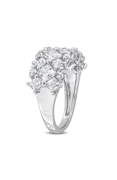 Delmar Dew Lab Grown Moissanite Tapered Ring