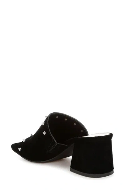 Rag & Co Agape Stud Mule In Black