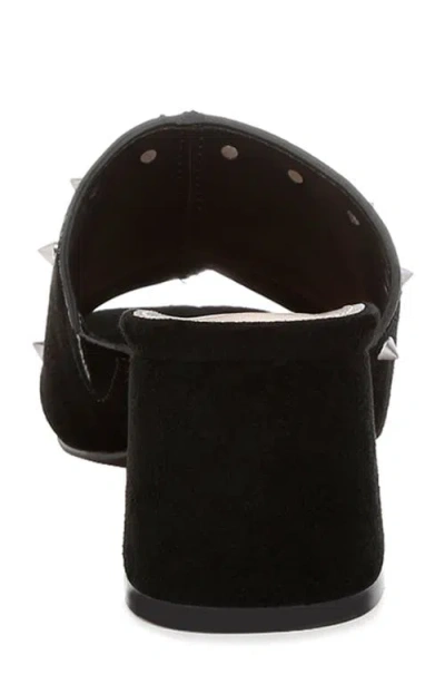 Rag & Co Agape Stud Mule In Black
