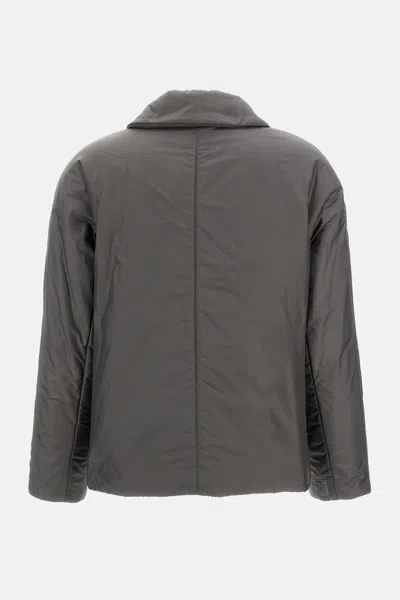 Max Mara The Cube Greens Anthracite Puffer Jacket In Multi