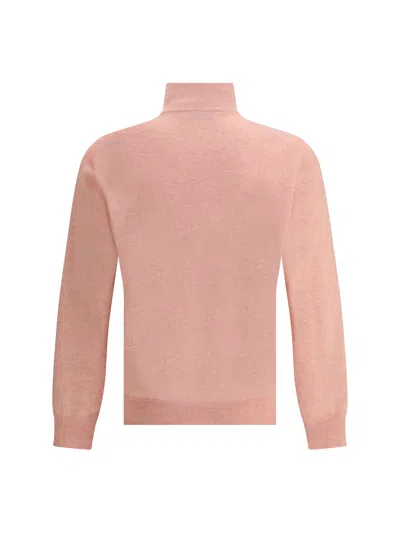 Brunello Cucinelli Cashmere Sweater In Pink