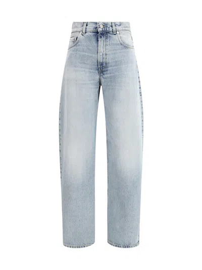 Haikure Straight Leg Trousers With Belt Loop Detail