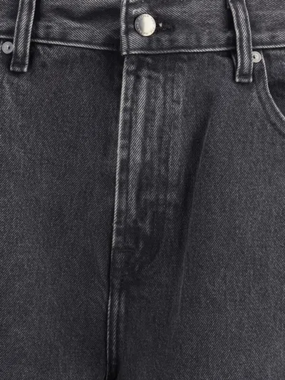 7 For All Mankind Five-pocket Belt-loops Shorts In Black