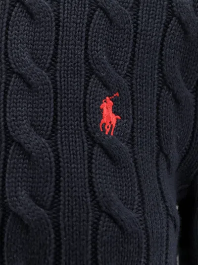 Polo Ralph Lauren Cotton Cardigan With Contrasting Logo