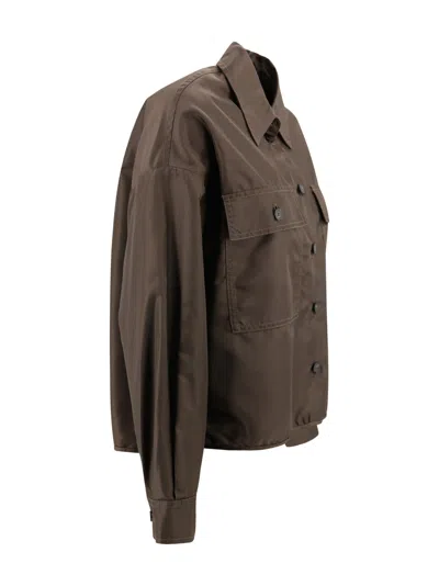 Weekend Max Mara Drip-proof Crop Shirt