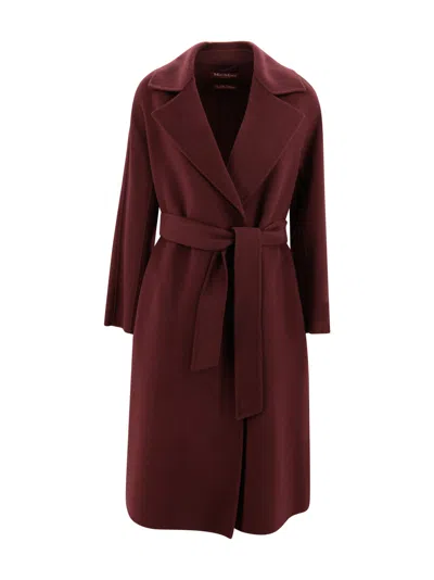 Max Mara Coat In Cashemre Wool And Silk
