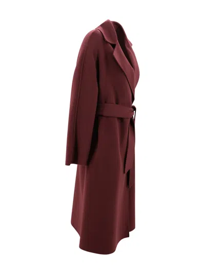 Max Mara Coat In Cashemre Wool And Silk