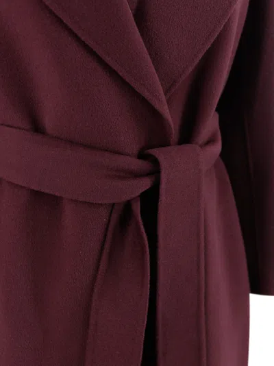 Max Mara Coat In Cashemre Wool And Silk