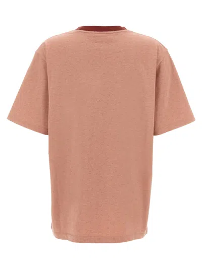 Chloé Pink Cotton T-shirt With Logo