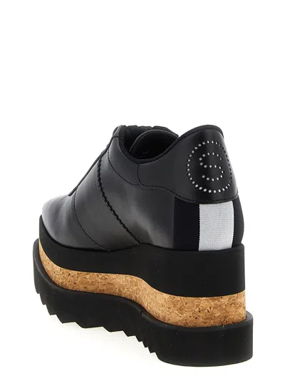 Stella Mccartney Elyse Platform Brogues With Contrast Sole In Black