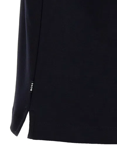 Hugo Boss Blue Palosh 30 Polo Shirt In Black