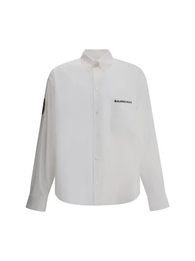 Balenciaga Oversized Shirt In White