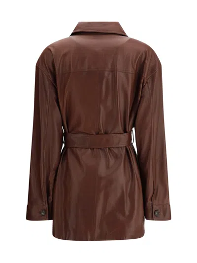 Brunello Cucinelli Long Sleeve Leather Jacket