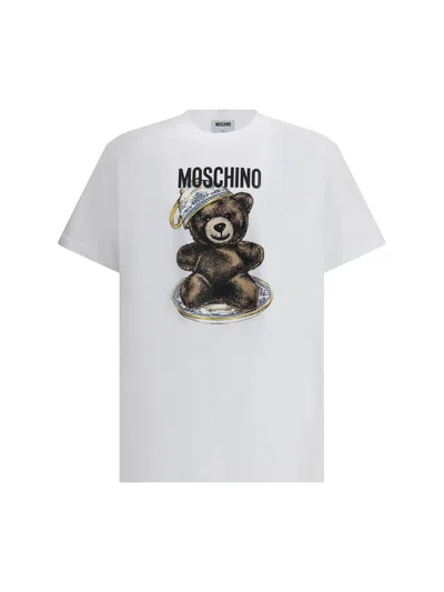 Moschino Teddy Bear Print Crewneck T-shirt