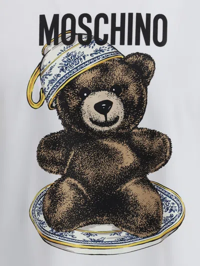 Moschino Teddy Bear Print Crewneck T-shirt
