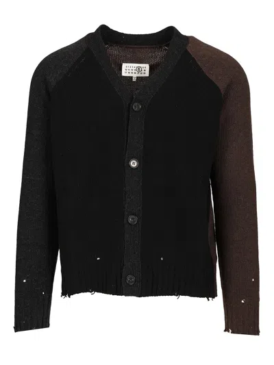 Mm6 Maison Margiela Colorblock Cardigan Color Block