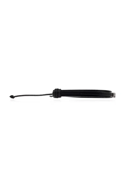 Saint Laurent Bracelet Cassandre In Black