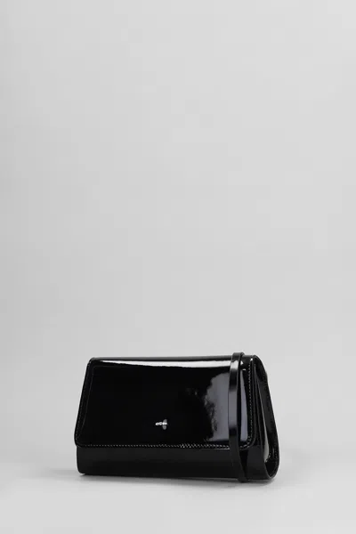 Giuseppe Zanotti Cleopatra Clutch In Black Patent Leather