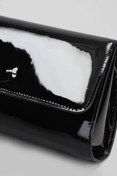 Giuseppe Zanotti Cleopatra Clutch In Black Patent Leather