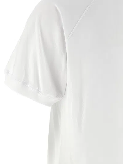 Moschino Crew Neck Graphic Print Short Sleeves Top In White