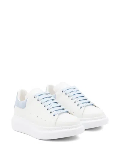 Alexander Mcqueen White Oversized Sneakers In White