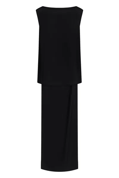 P.a.r.o.s.h Parosh Silk Blouse In Black