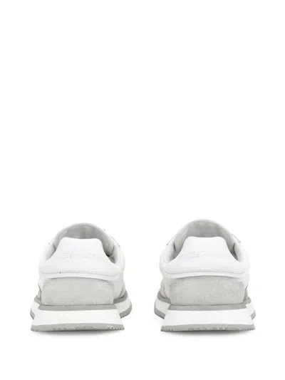 Dolce & Gabbana Dg Cushion Mixed-material Sneakers In Gray