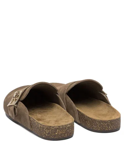 Tory Burch Mellow Mules In Brown